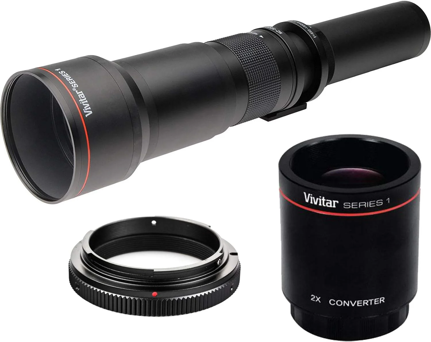 لنز زوم تله فوتو دوربرد 650mm-2600mm f/8 برای دوربین های دیجیتال کانن EOS Rebel T3, T3i, T5, T5i, T6, T6i, T6s, T7, T7i, EOS 60D, EOS 70D, EOS 80D, EOS 5D, EOS 5D IV, EOS 6D, EOS 7D Mark II DSLR