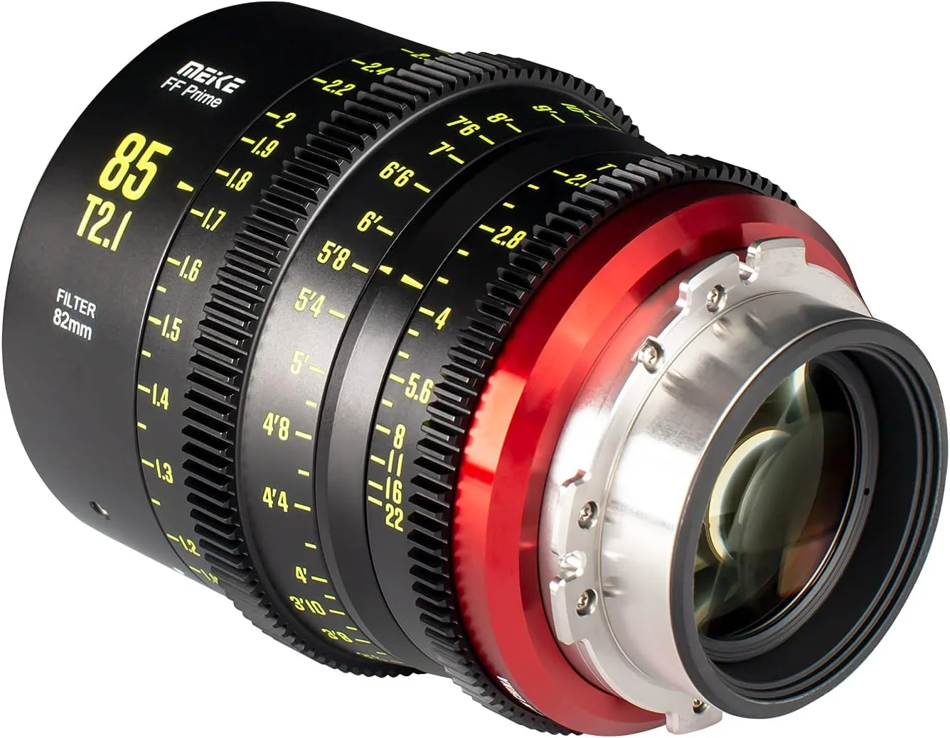 لنز سینمایی 85mm T2.1 فول فریم با فوکوس دستی MEKE برای دوربین های سینمایی Arri PL-Mount لنز سینمایی 85mm T2.1 فول فریم با فوکوس دستی MEKE برای دوربین های سینمایی Arri PL-Mount