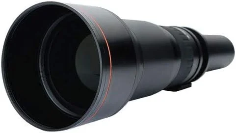 لنز زوم تله فوتو دوربرد 650mm-2600mm f/8 برای دوربین های دیجیتال کانن EOS Rebel T3, T3i, T5, T5i, T6, T6i, T6s, T7, T7i, EOS 60D, EOS 70D, EOS 80D, EOS 5D, EOS 5D IV, EOS 6D, EOS 7D Mark II DSLR