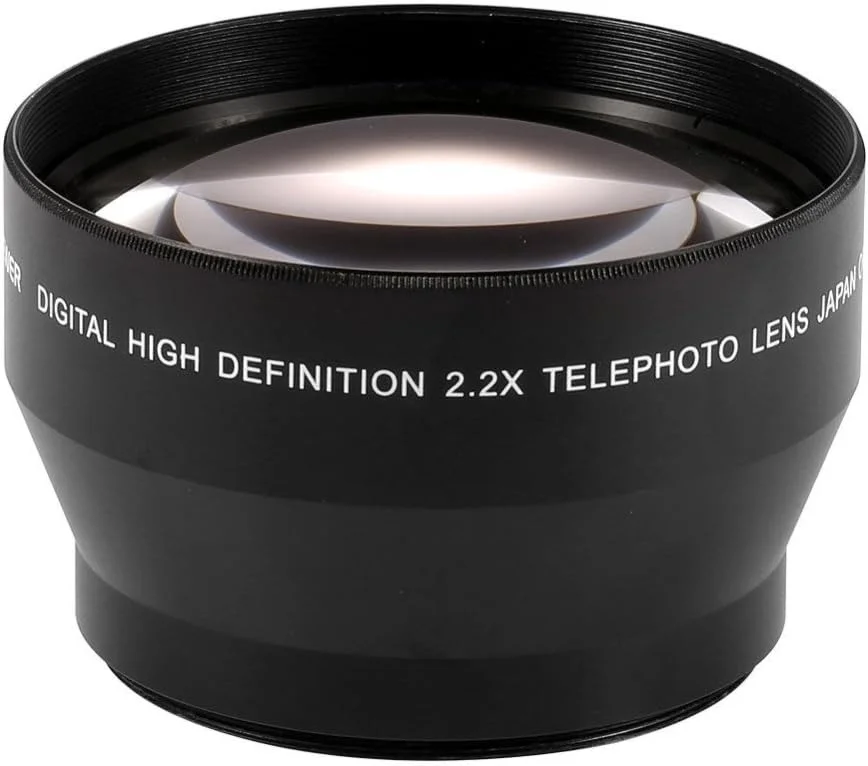 لنز تله فوتو 67 میلی‌متری 2.2x Lightdow برای لنزهای Canon EOS 550D 600D 650D 700D 60D 70D 18-135mm و لنزهای Nikon 18-105mm