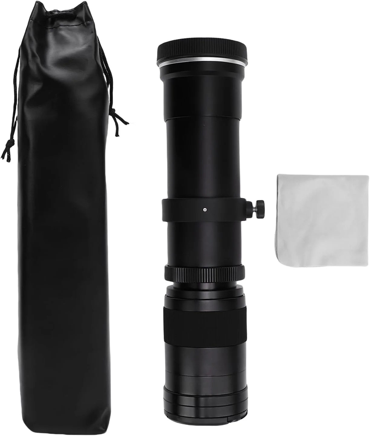 لنز تله فوتو دوربین برای دوربین با مانت RF، لنز زوم MF با فوکوس دستی F8.3 تا F16 420 تا 800 میلی متر برای دوربین های تک RF (مشکی)