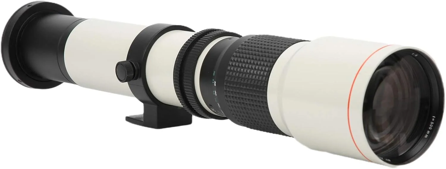 لنز تله فوتو با فوکوس دستی به همراه لنز بزرگنمایی 2 برابر برای ابزارهای SLR با مانت EF-S، لوازم جانبی فیلمبرداری