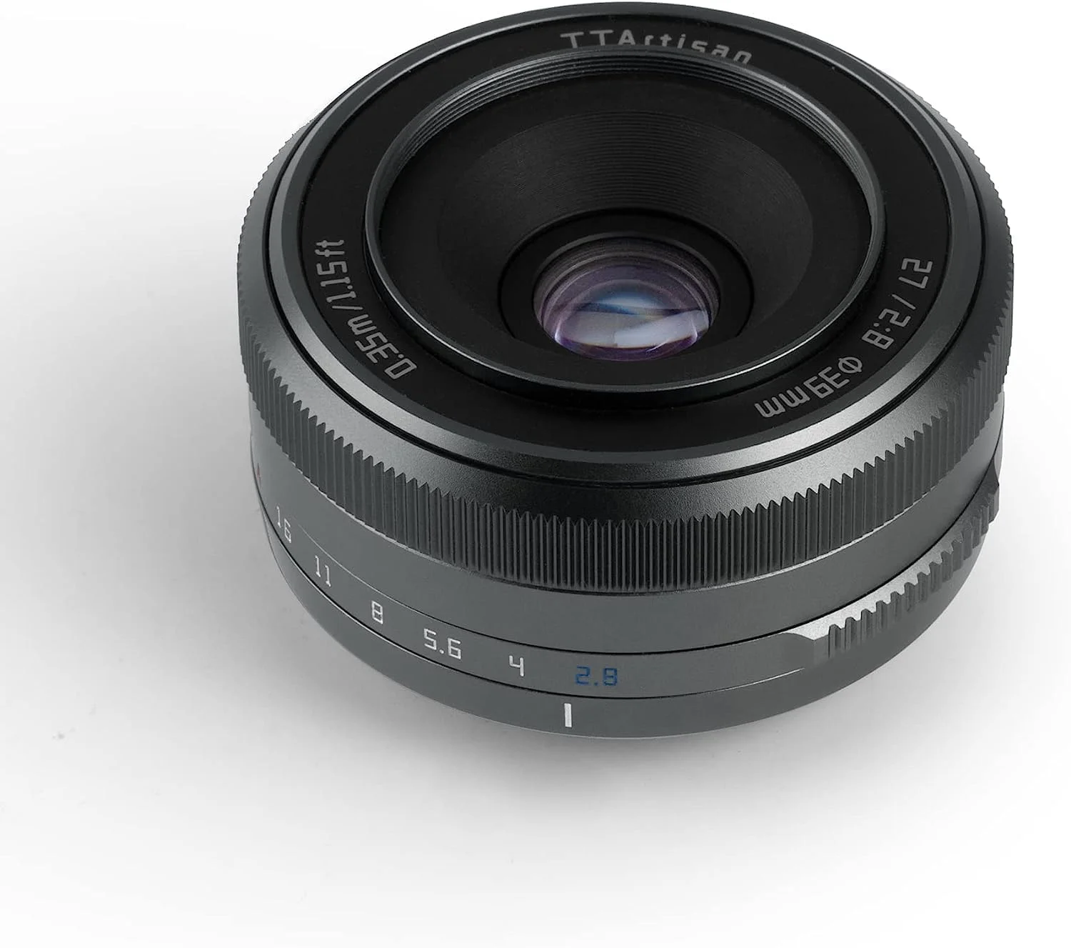 لنز 27mm F2.8 با بدنه فلزی و فوکوس خودکار TTArtisan سازگار با دهانه E سونی - مشکی