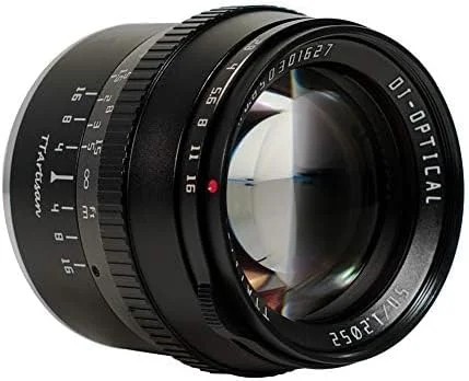 لنز 50mm F1.2 APS-C با فوکوس دستی و دیافراگم باز TTArtisan برای مانت Canon M مانند M1 M2 M3 M6 M6II M10 M50 M100 M200