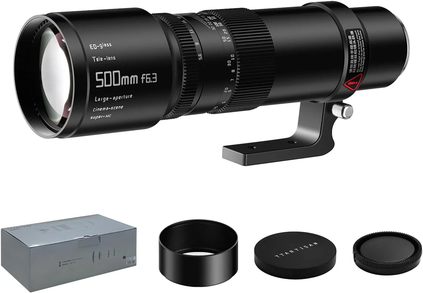 لنز سوپر تله فوتو 500mm F/6.3 TTArtisan با فوکوس دستی و فول فریم (مانت Canon EF)