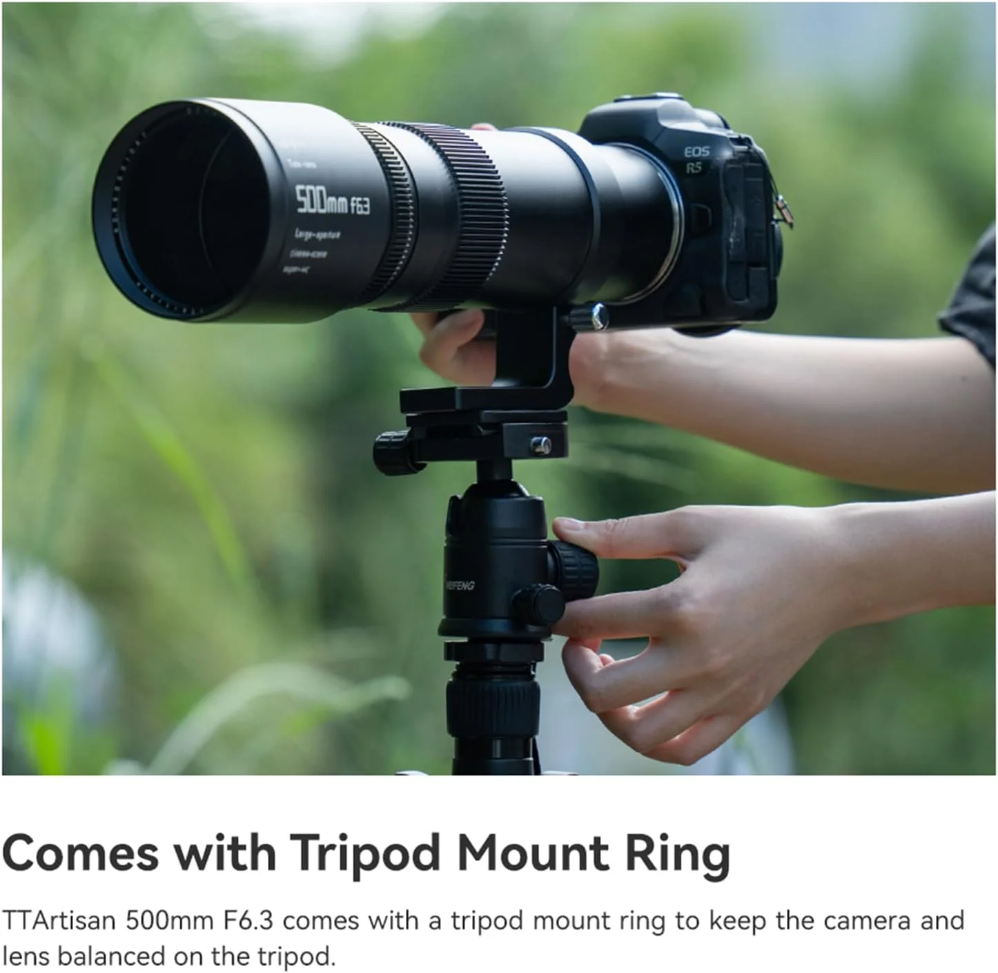 لنز سوپر تله فوتو 500mm F/6.3 TTArtisan با فوکوس دستی و فول فریم (مانت Canon EF)