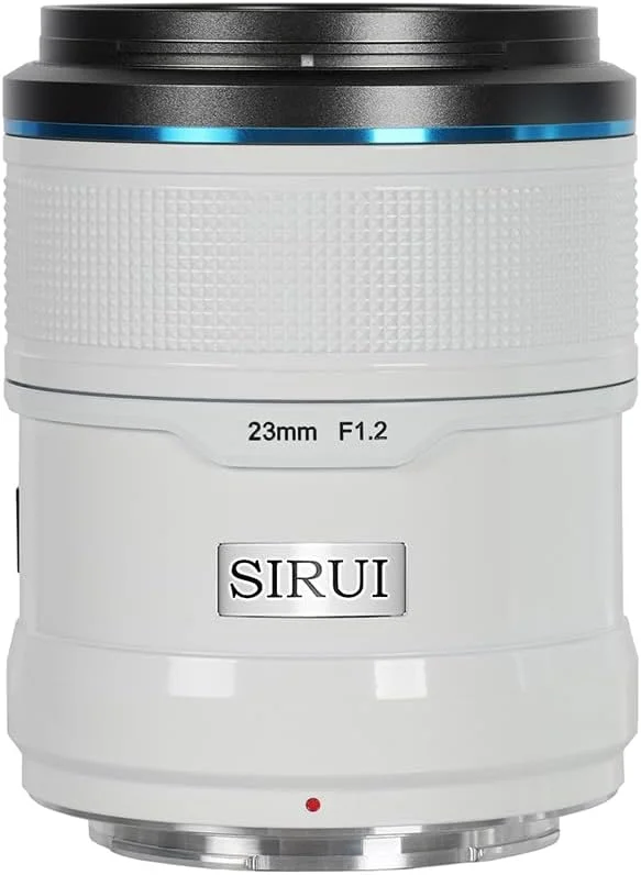 لنز فوکوس خودکار 23mm f/1.2 Sirui Sniper (سازگار با Sony E، سفید) لنز فوکوس خودکار 23mm f/1.2 Sirui Sniper (سازگار با Sony E، سفید)