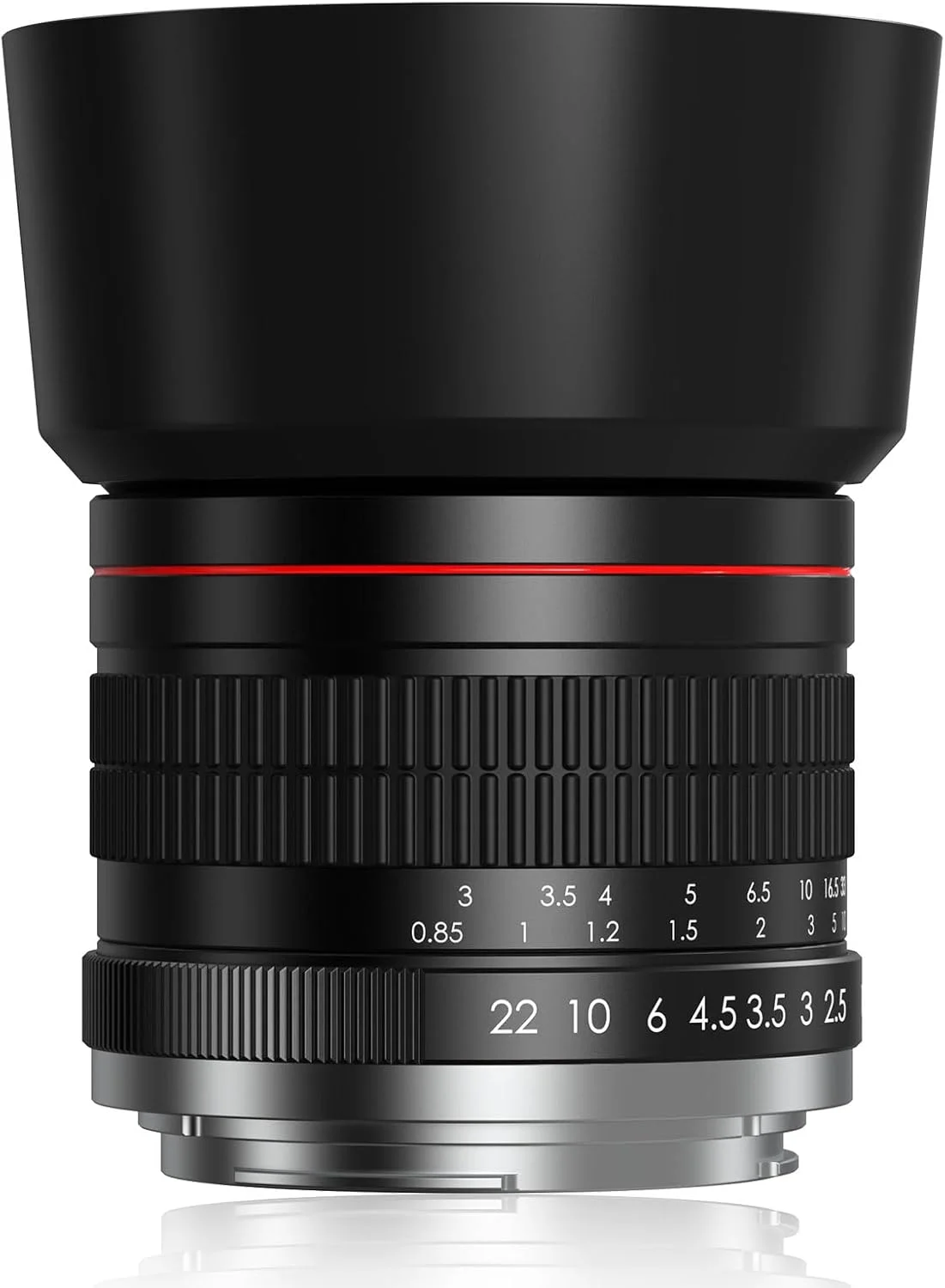 لنز پرتره 85mm f1.8 - لنز EF برای کانن، فوکوس دستی (MF) برای کانن EOS Rebel T8i T7i T7 T6 T6s T6i SL3 SL2 90D 80D 77D 4000D EOS-1D X Mark III/II, 5D Mark IV, 6D Mark II و غیره (EF Mount)