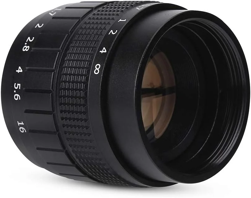 لنز دوربین 35 میلی‌متری Morelian F/1.7 برای عکاسی ماکرو، دیافراگم باز، فوکوس دستی، ساختار فلزی، پشتیبانی سازگار برای همه دوربین‌های بدون آینه