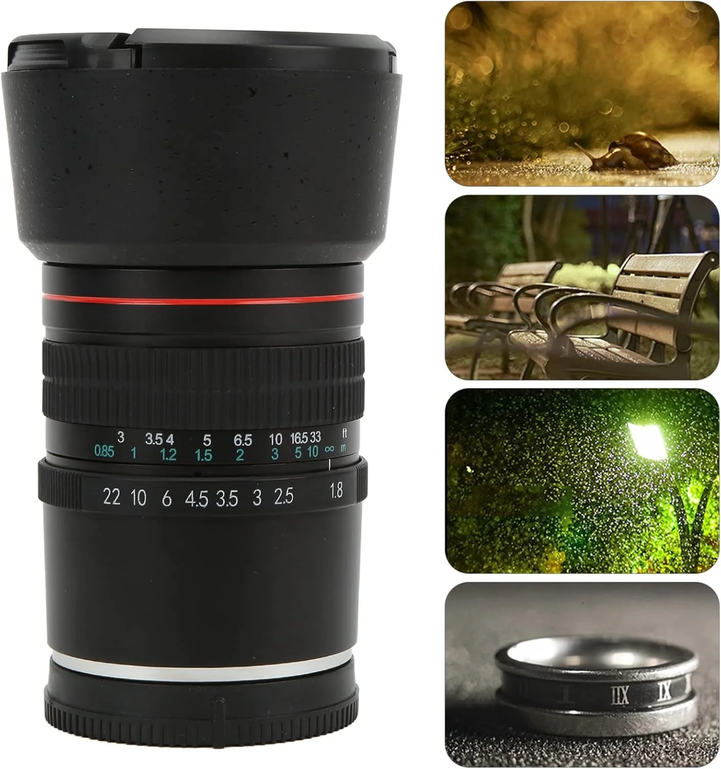 لنز دوربین با دیافراگم بزرگ Meiyya، لنز پرتره فول فریم با فوکوس دستی و زاویه دید 28.3 درجه برای دوربین بدون آینه A6400