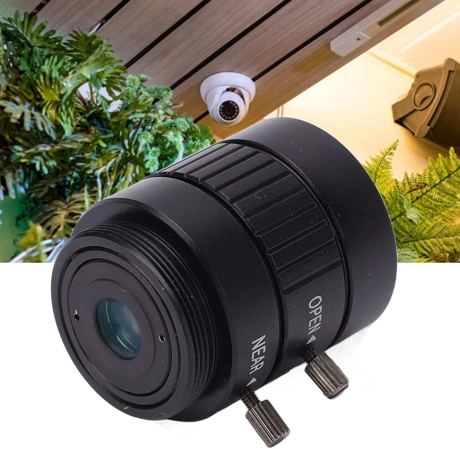 لنز مانت CS مدل MXGZ، لنز دوربین مداربسته 3 مگاپیکسلی مقاوم در برابر حرارت بالا آلیاژ آلومینیوم دیافراگم بالا دستی برای دوربین های امنیتی