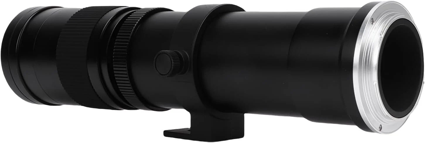 لنز تله فوتو دوربین برای دوربین های با مانت RF، فوکوس دستی F8.3 تا F16 420 تا 800 میلی متر، تمام فلزی (مشکی)