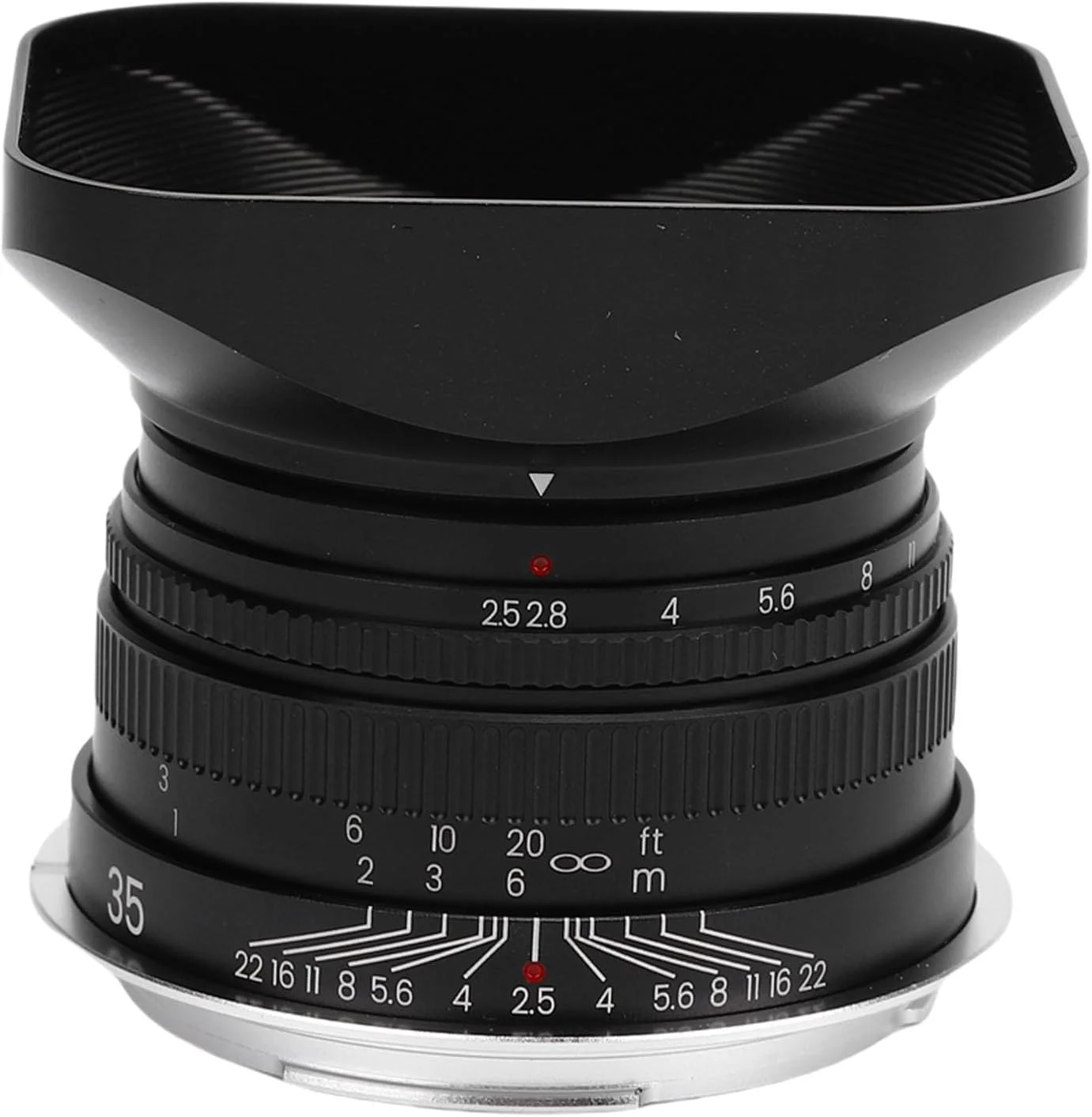 لنز پرایم 35 میلی‌متری F2.5 با فوکوس دستی و فریم کامل GOWENIC برای دوربین‌های با مانت RF، دیافراگم بزرگ، مناسب برای سری RP R5 R6 R7