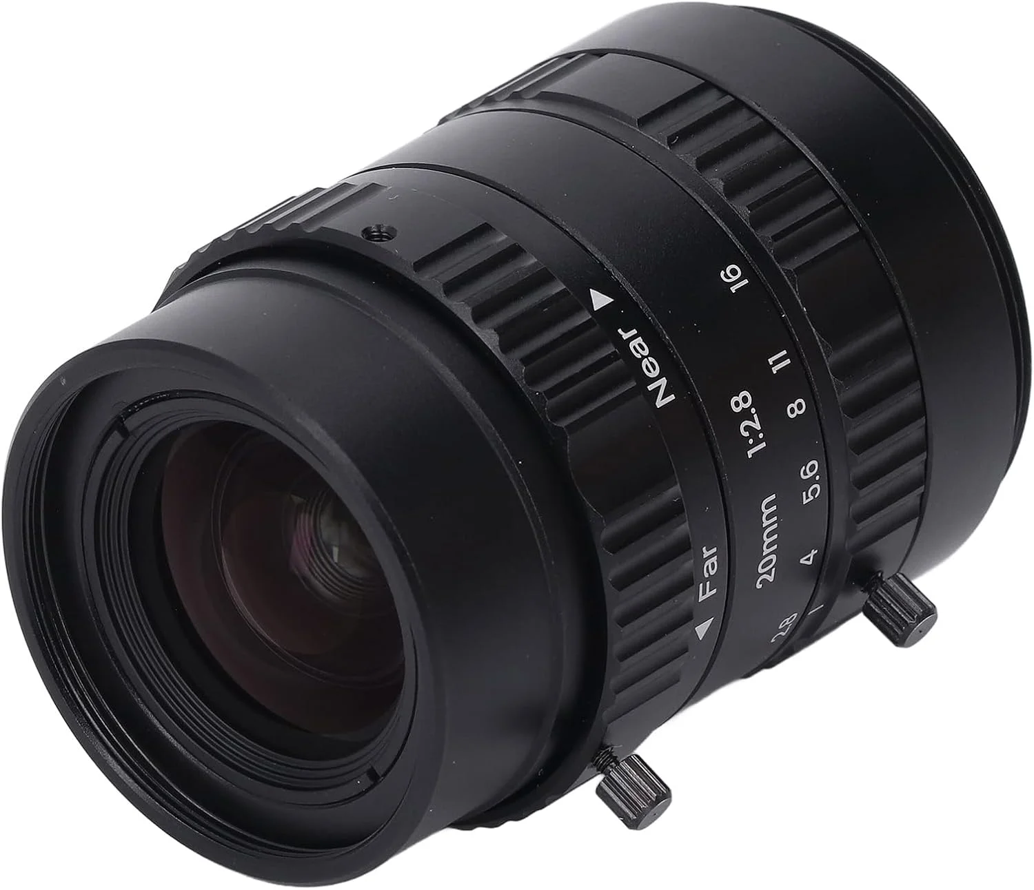 لنز صنعتی 20mm F2.8 با مانت M42، فوکوس دستی، مناسب برای بازرسی قطعات الکترونیکی نیمه هادی و LCD