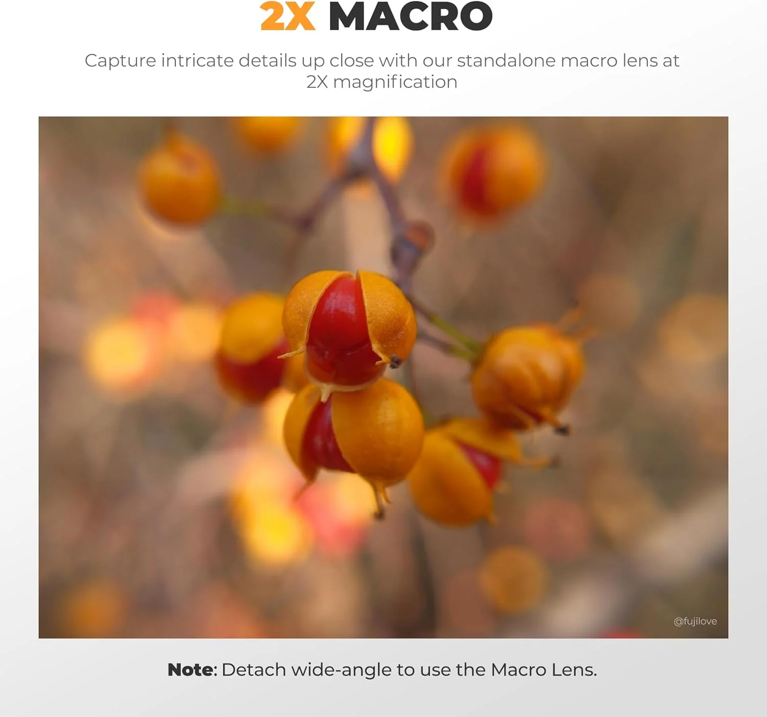 لنز زاویه باز و ماکرو 2 در 1 Freewell سازگار با Fuji X100VI/X100V - طراحی چند منظوره و بزرگنمایی پیشرفته - مشکی