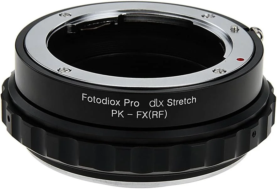 آداپتور مانت لنز کشویی Fotodiox DLX - لنزهای SLR با مانت Pentax K (PK) به بدنه دوربین های بدون آینه سری Fujifilm X با هلیکوئید فوکوس ماکرو و فیلترهای مغناطیسی