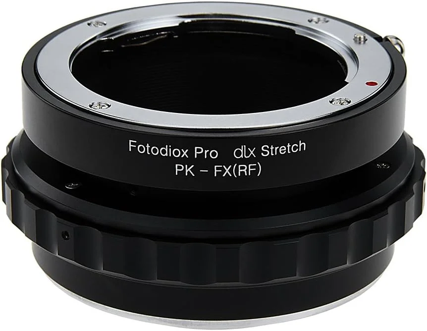 آداپتور مانت لنز کشویی Fotodiox DLX - لنزهای SLR با مانت Pentax K (PK) به بدنه دوربین های بدون آینه سری Fujifilm X با هلیکوئید فوکوس ماکرو و فیلترهای مغناطیسی