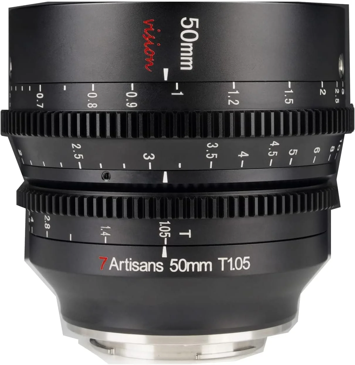 لنز سینمایی 7artisans 50mm T1.05 با دهانه Mciro 4/3، فوکوس دستی، APS-C، دیافراگم باز و زاویه دید عریض برای مانت MFT M43 پاناسونیک/BMPCC 4K/6K ZCAM E2G/E2-M4/E2/E2C GH5 GH6 OM-1