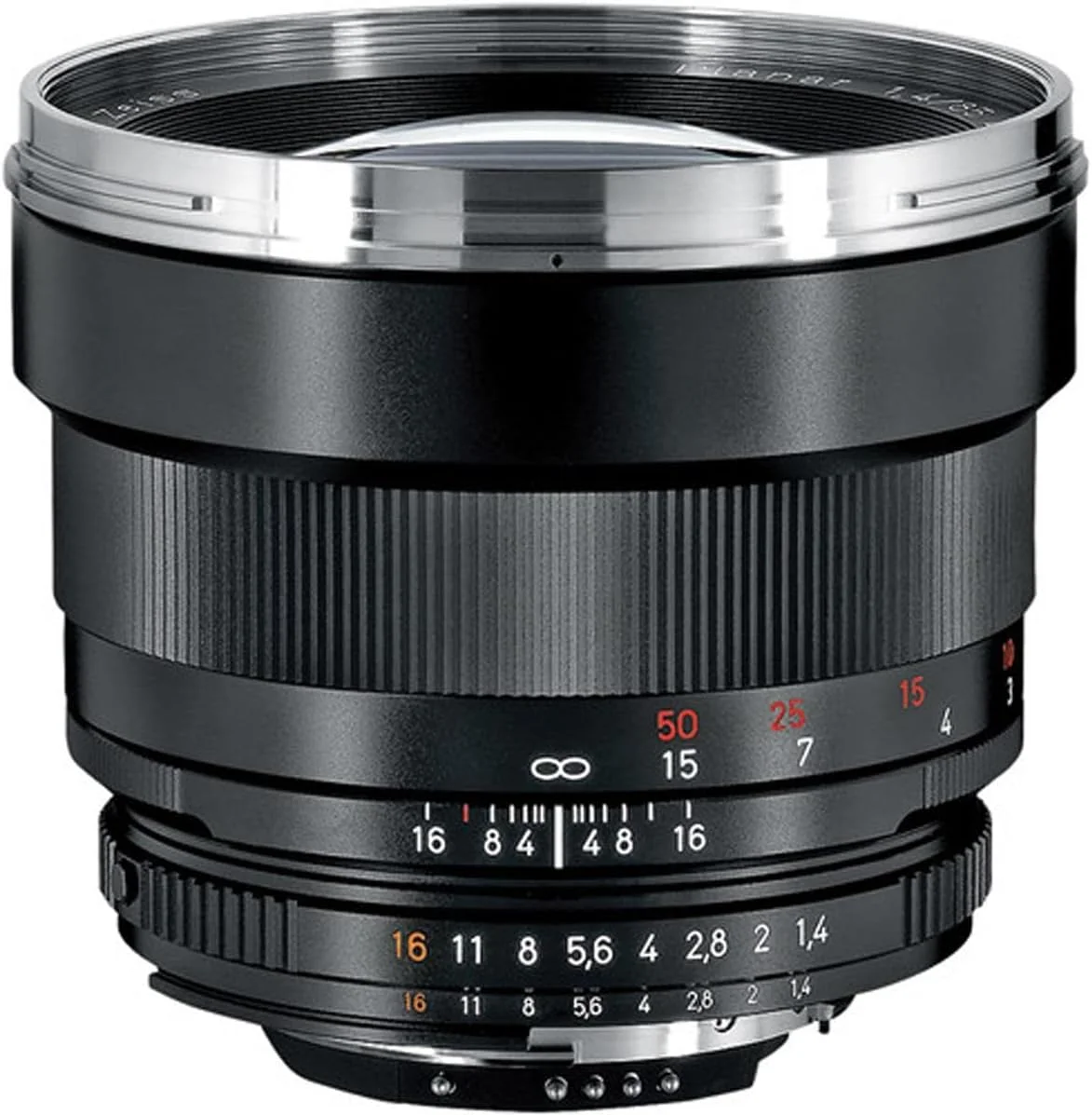لنز دوربین زایس کلاسیک Planar ZF.2 T* 85mm f/1.4 استاندارد برای دوربین های SLR DSLR نیکون با مانت F، مشکی
