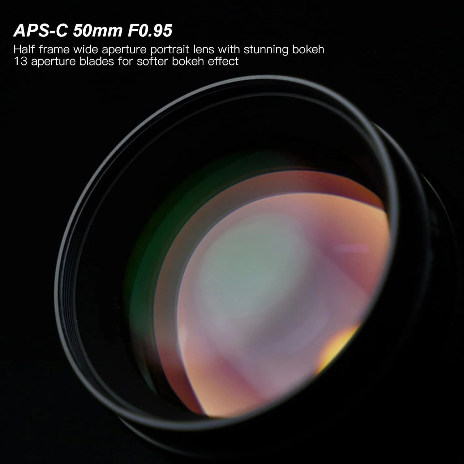 لنز 50mm F0.95، تصویر واضح با حساسیت کم، لنز ثابت پرایم با فوکوس دستی نیم فریم برای مانت E