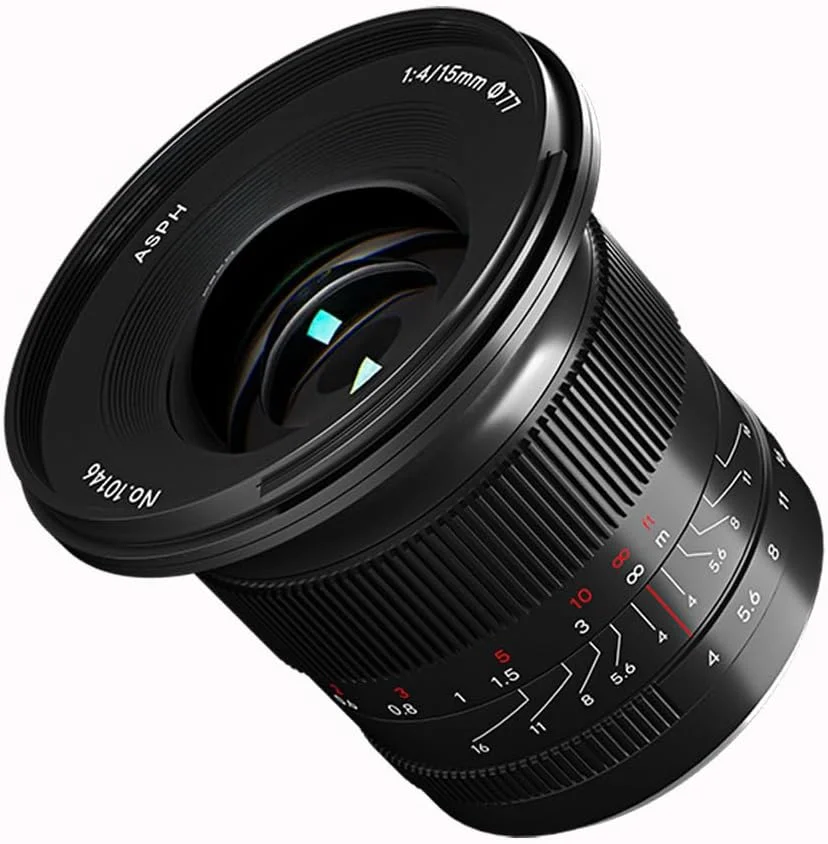 لنز 15mm F4 فول فریم با فوکوس ثابت دستی 114° زاویه فوق عریض سازگار با دوربین های نیکون Z مانت Z5 Z6 Z7 Z9 Z50 Z6Il Z7Il ZFC