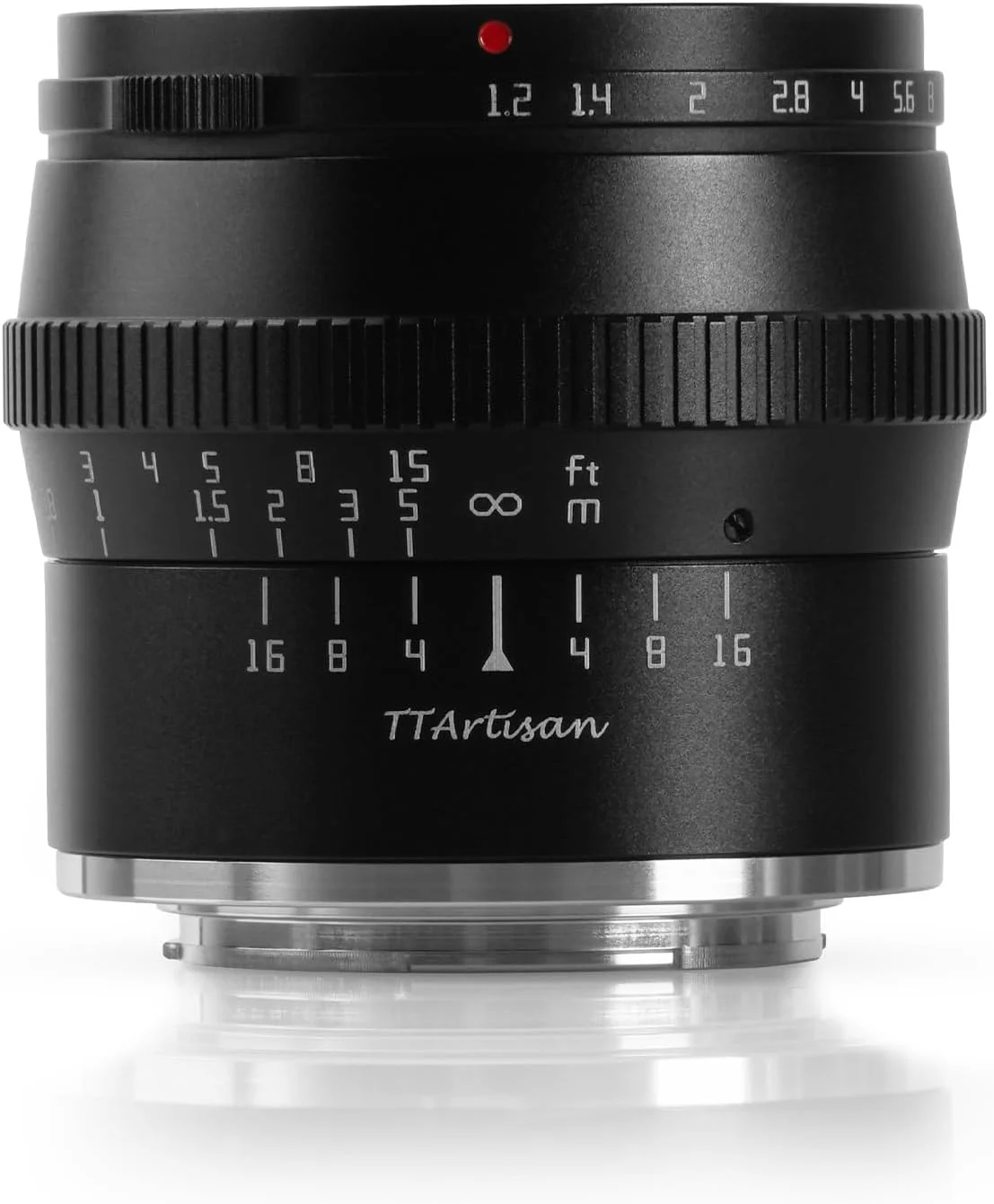 لنز 50 میلی‌متری F1.2 APS-C تی‌تی آرتيزان، اتصال نیکون Z، فوکوس دستی، ساختار اپتیکی 11 عدسی در 7 گروه