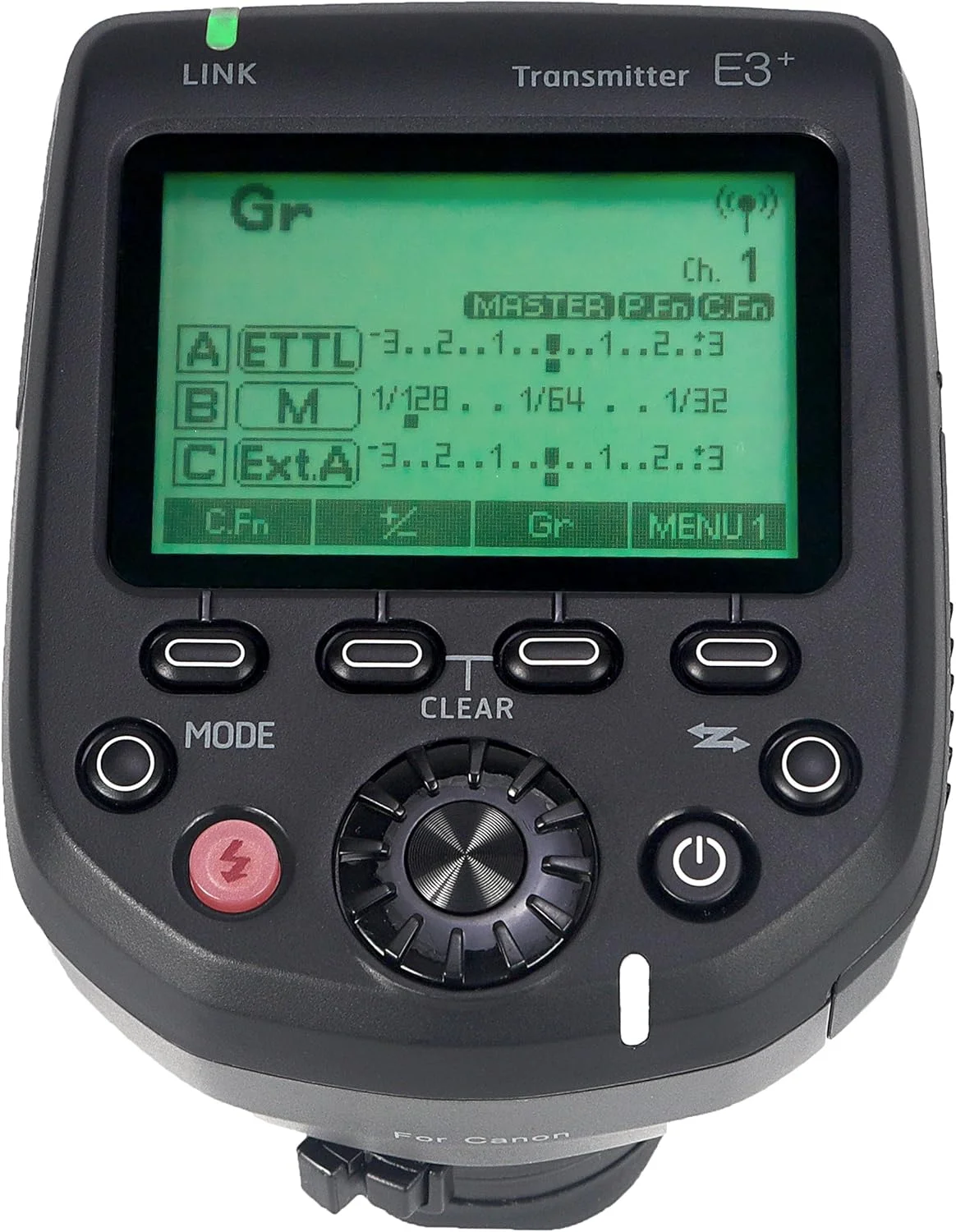 فرستنده فلاش AODELAN E3+ سازگار با 1D X Mark II / 1D X / 1Ds Mark III / 1Ds Mark II / 1Ds / 1D Mark IV / 1D Mark III / 1D Mark II N، برای Canon 600EX-RT، 600EX II-RT، 430EXIII-RT، جایگزین Canon ST-E3-RT