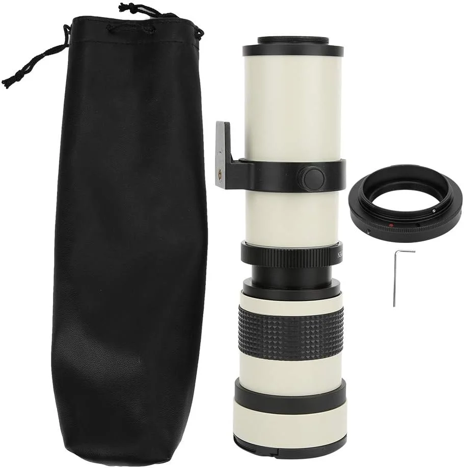 لنز زوم سوپر تله فوتو 420-800 میلی متری با فوکوس دستی برای دوربین های با مانت EF-S، اپتیک کاملا دستی، دامنه استفاده گسترده، بدنه آلیاژی، پیش فرض
