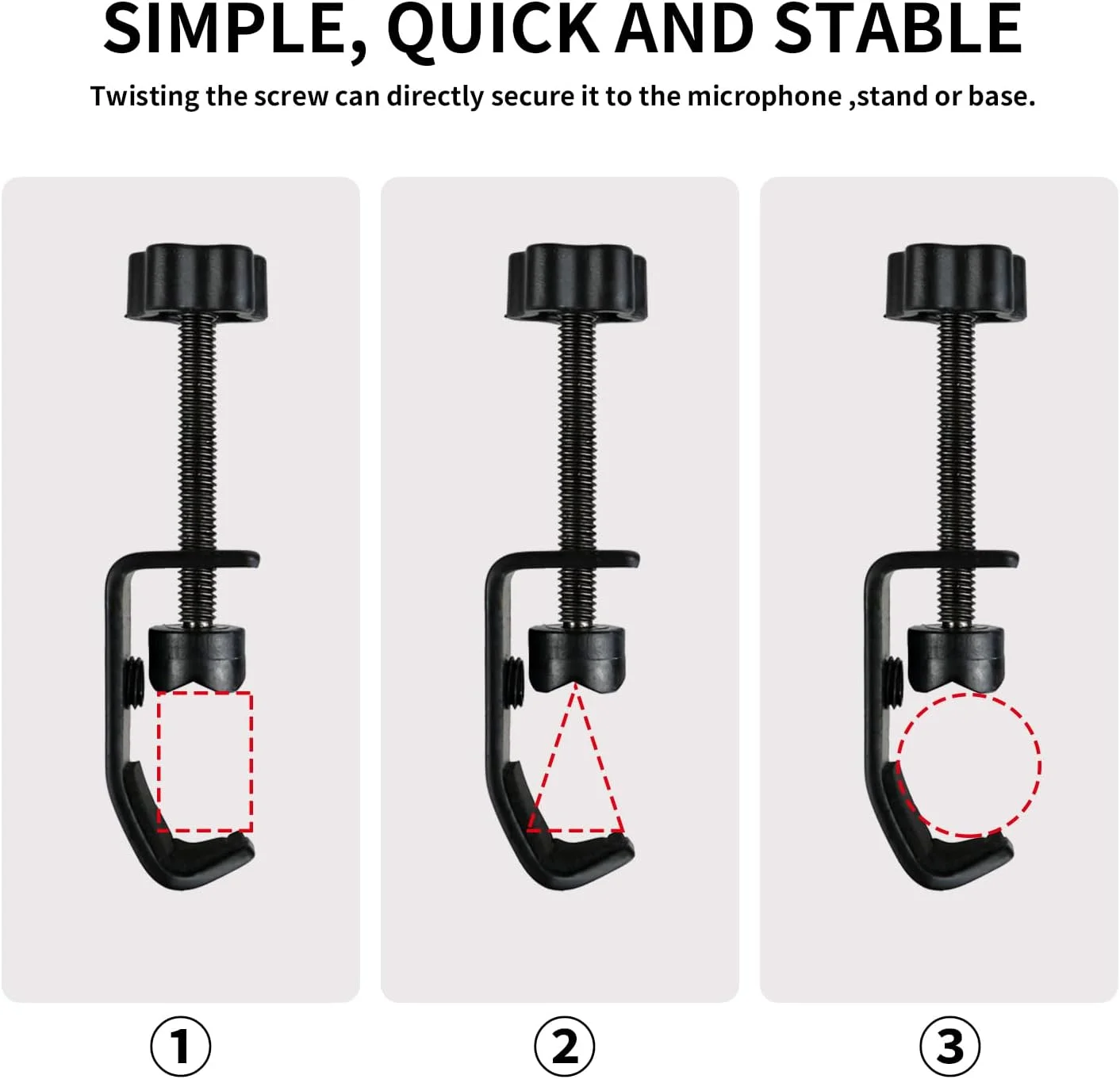 فیلتر پاپ میکروفون حرفه ای برای هر میکروفون دیگر، صفحه پاپ باد دولایه با بازوی تثبیت کننده گیره گردن غازی انعطاف پذیر 360 درجه فیلتر پاپ میکروفون حرفه ای برای هر میکروفون دیگر، صفحه پاپ باد دولایه با بازوی تثبیت کننده گیره گردن غازی انعطاف پذیر 360 درجه