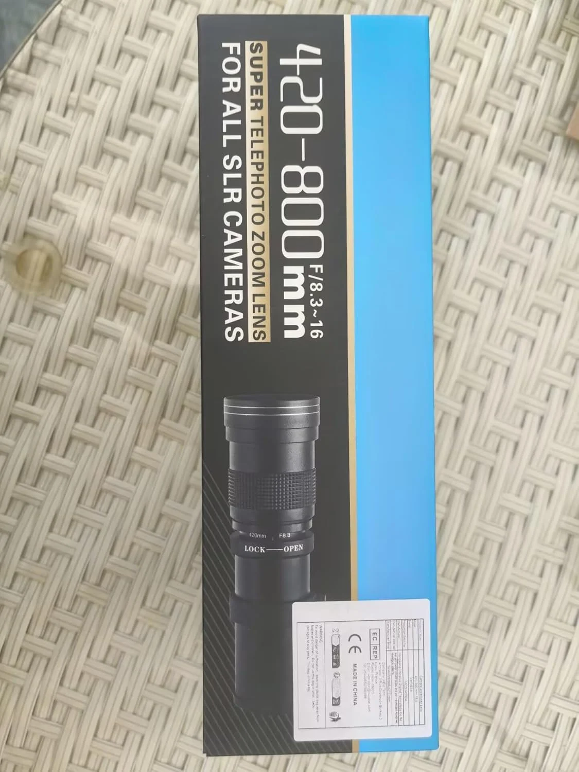 لنز زوم تله فوتو 420-800 میلی متری F8.3، فوکوس دستی با مانت T برای دوربین های نیکون D5500 D3300 D3200 D5300 D3400 D7200 D750 D3500 D500 D600 D700 D850 D5100