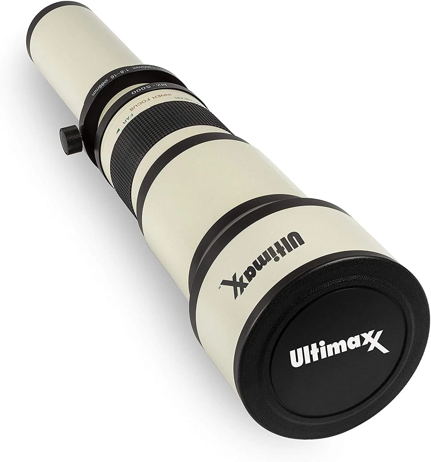 لنز تله فوتو زوم 650-1300 میلی‌متری Ultimaxx (با مبدل 2X، 1300-2600 میلی‌متر) برای دوربین‌های Canon EOS Rebel T3, T3i, T4i, T5, T5i, T6, T7 T6i, T6s, T7i, SL1, SL2, EOS 60D, 70D, 77D, 80D, 5D III, 5D IV, 6D