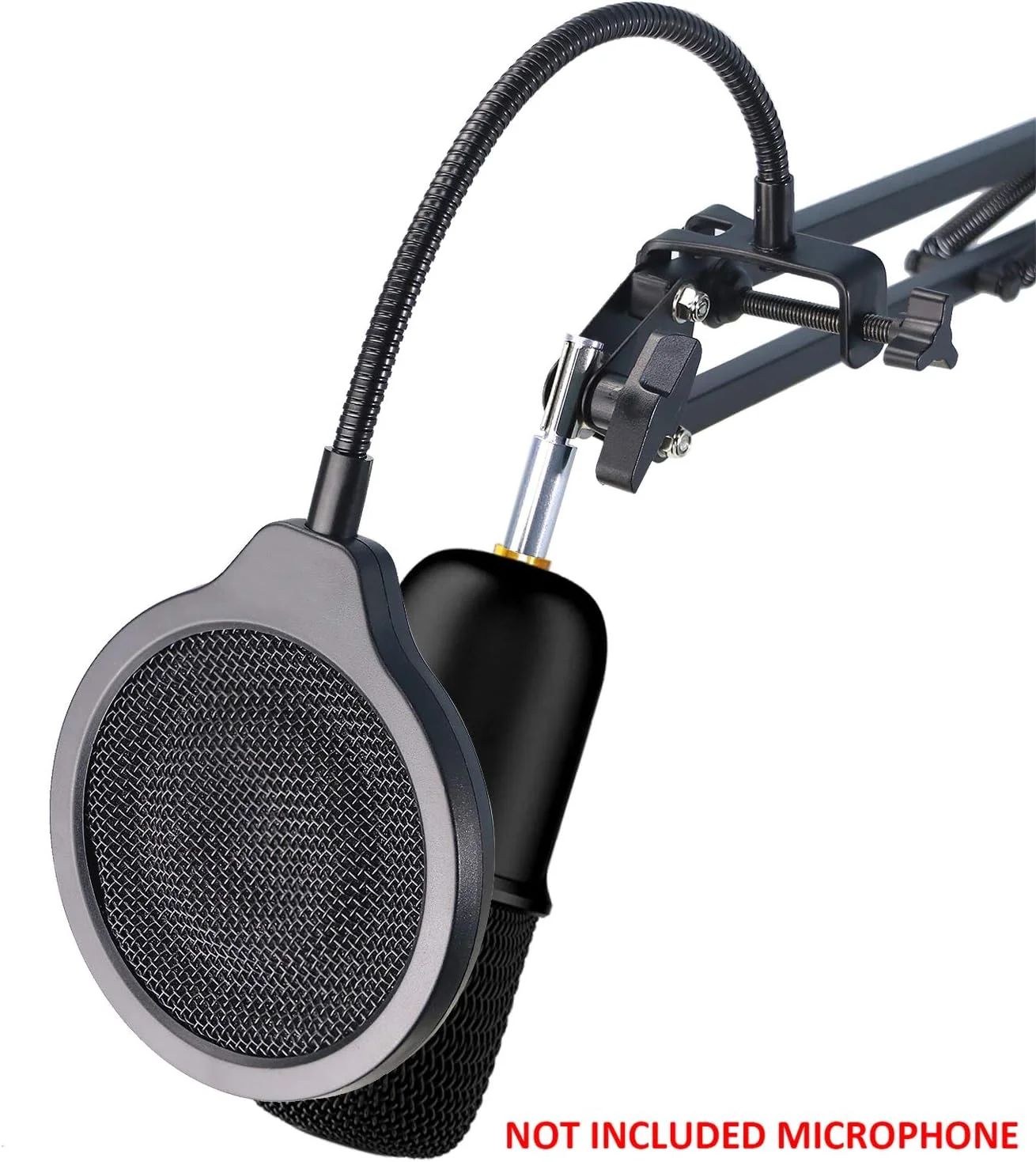 فیلتر پاپ میکروفون YOUSHARES HyperX SoloCast - محافظ باد فلزی حرفه ای 4 اینچی 3 لایه سازگار با میکروفون HyperX SoloCast فیلتر پاپ میکروفون YOUSHARES HyperX SoloCast - محافظ باد فلزی حرفه ای 4 اینچی 3 لایه سازگار با میکروفون HyperX SoloCast