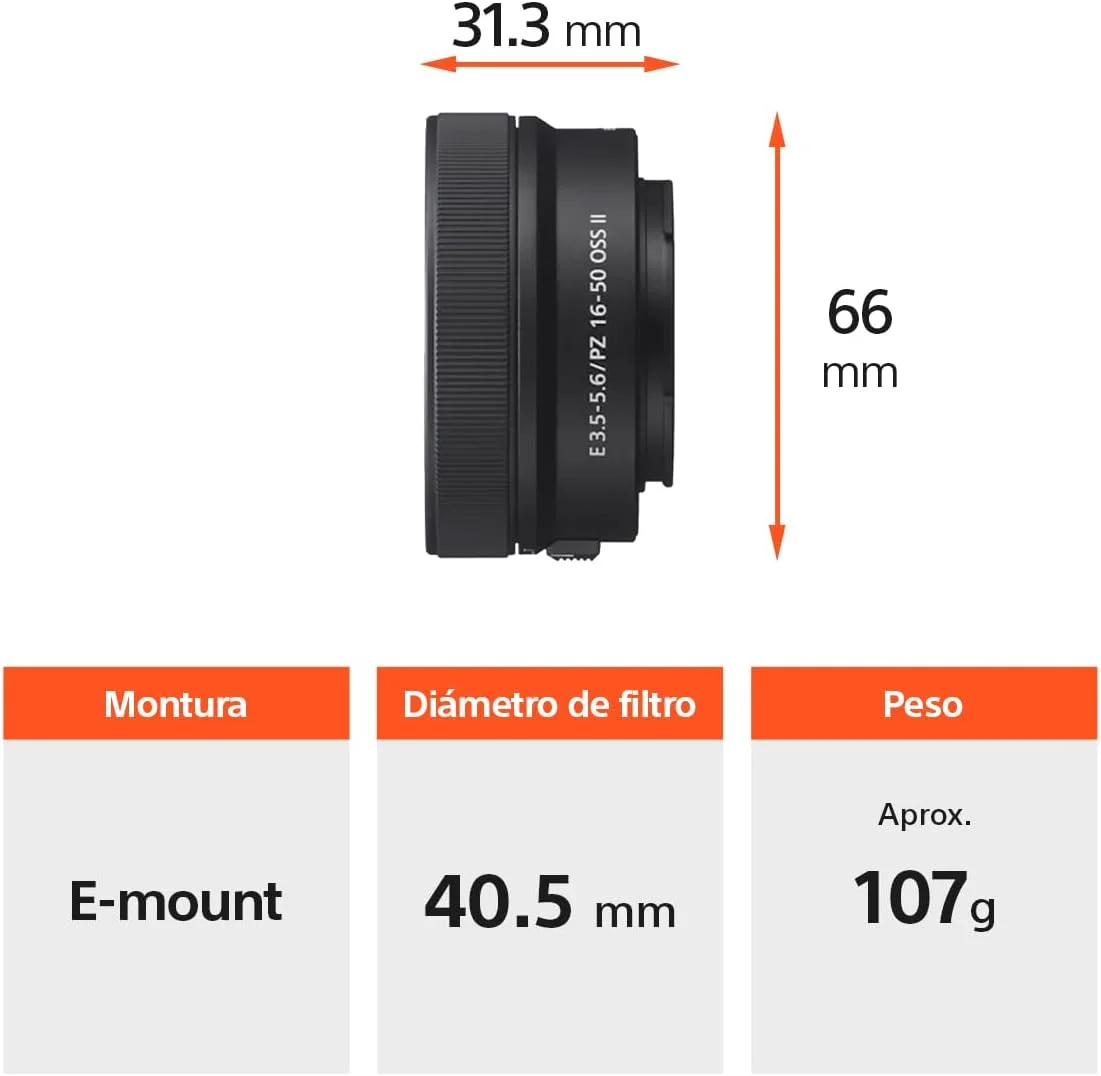لنز زوم برقی سونی E PZ 16–50 mm F3.5–5.6 OSS II