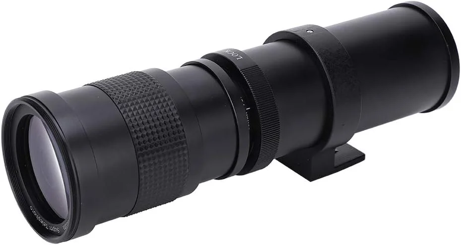 لنز زوم تله فوتو 420-800mm با دیافراگم F/8.3-16، فوکوس کاملا دستی، مانت T2 برای دوربین های DSLR کانن، سونی/مینولتا، نیکون، پنتاکس، المپوس و سایر دوربین ها