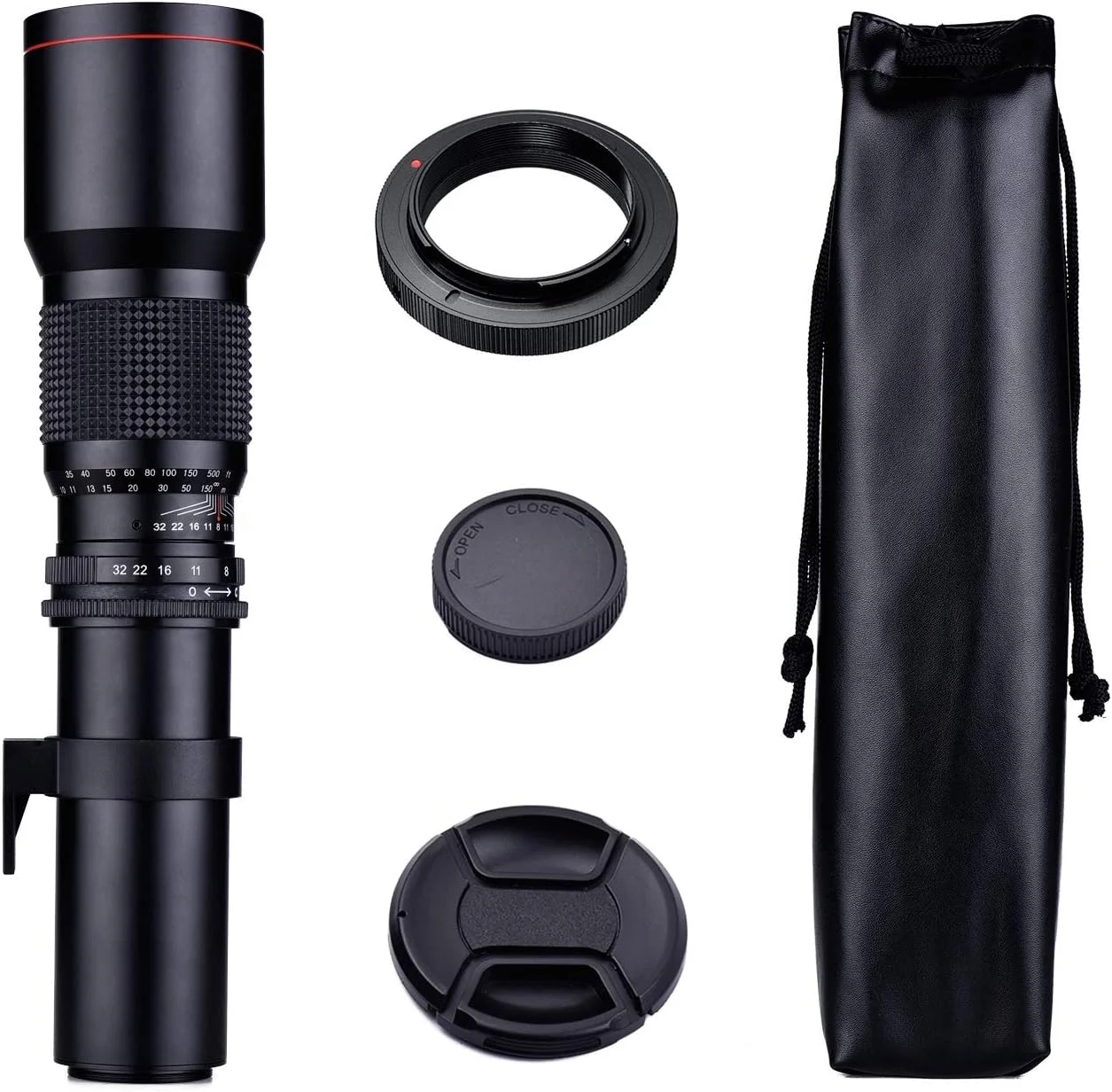 لنز سوپر تله فوتو 500mm F8.0-32 با پوشش چند لایه، زوم دستی، به همراه حلقه آداپتور T-Mount به F-Mount، جایگزین برای نیکون D3300 D3400 D3500 D5300 D5500 D5600 D610 D700 D7000 D7100 D7200 D750 D7500 لنز سوپر تله فوتو 500mm F8.0-32 با پوشش چند لایه، زوم دستی، به همراه حلقه آداپتور T-Mount به F-Mount، جایگزین برای نیکون D3300 D3400 D3500 D5300 D5500 D5600 D610 D700 D7000 D7100 D7200 D750 D7500