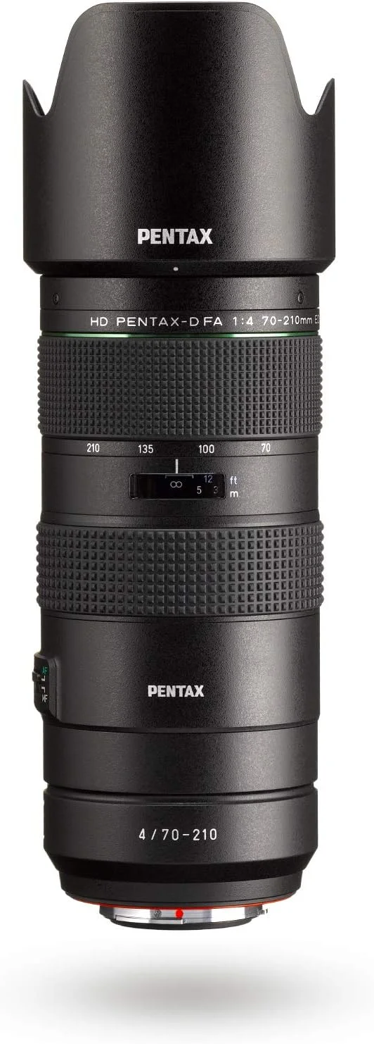 لنز زوم تله فوتو HD PENTAX-D FA 70-210mm F4ED SDM WR برای دوربین های DSLR: عملکرد بالا با دیافراگم ثابت f/4 و ساختار مقاوم در برابر شرایط جوی، حداقل فاصله فوکوس 0.95 متر