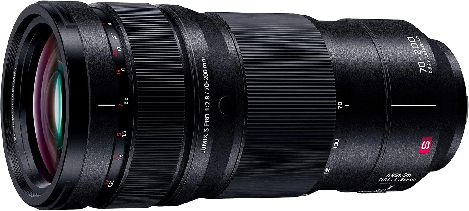 لنز تله‌فوتو زوم پاناسونیک Lumix S PRO 70-200mm F2.8 O.I.S. مشکی S-E70200 برای دوربین‌های SLR بدون آینه فول سایز با سیستم L-Mount