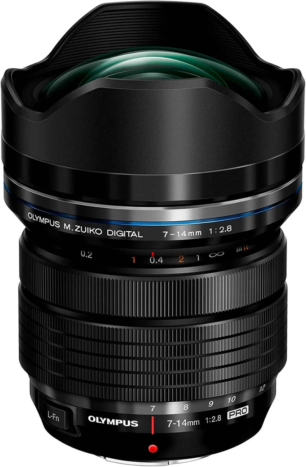 لنز OM SYSTEM OLYMPUS M.Zuiko Digital ED 7-14mm F2.8 Pro، برای دوربین های میکرو چهار سوم