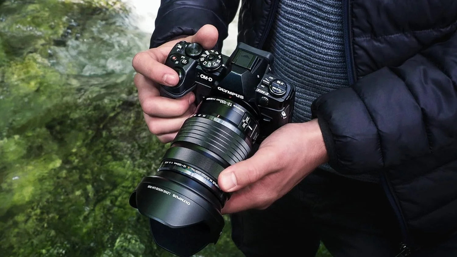 لنز زوم با بزرگنمایی بالا M.Zuiko Digital ED 12-100mm F4.0 IS PRO برای دوربین های سیستم میکرو چهار سوم، طراحی مقاوم در برابر شرایط جوی، کلاچ MF، دکمه L-Fn