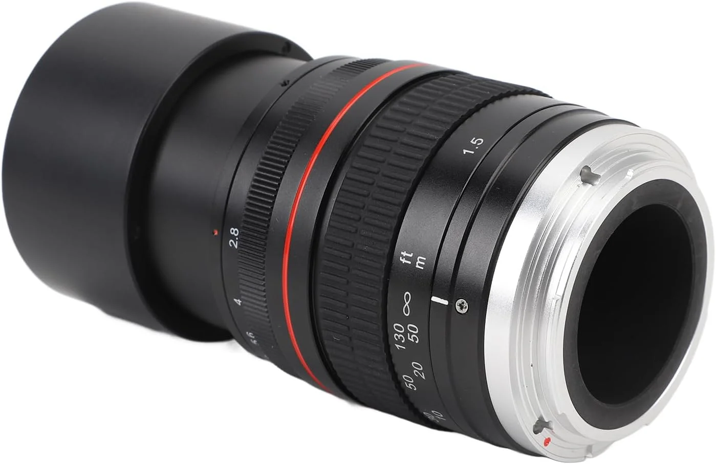 لنز دوربین جیاوو 135mm F2.8، لنز زوم تله فوتو با دیافراگم بزرگ و فریم کامل از جنس شیشه اپتیکال، سازگار با دوربین های DSLR مانند 80D 70D 60D 60Da 50D 7D T5 T3 T2i SL1