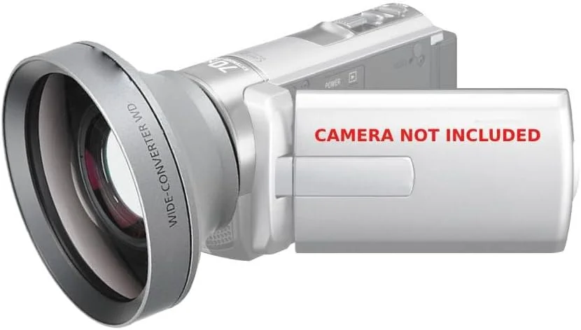 لنز زاویه باز و ماکرو HD 0.45X برای دوربین های فیلمبرداری سونی HCR-CX100,CX110 30 & 37mm