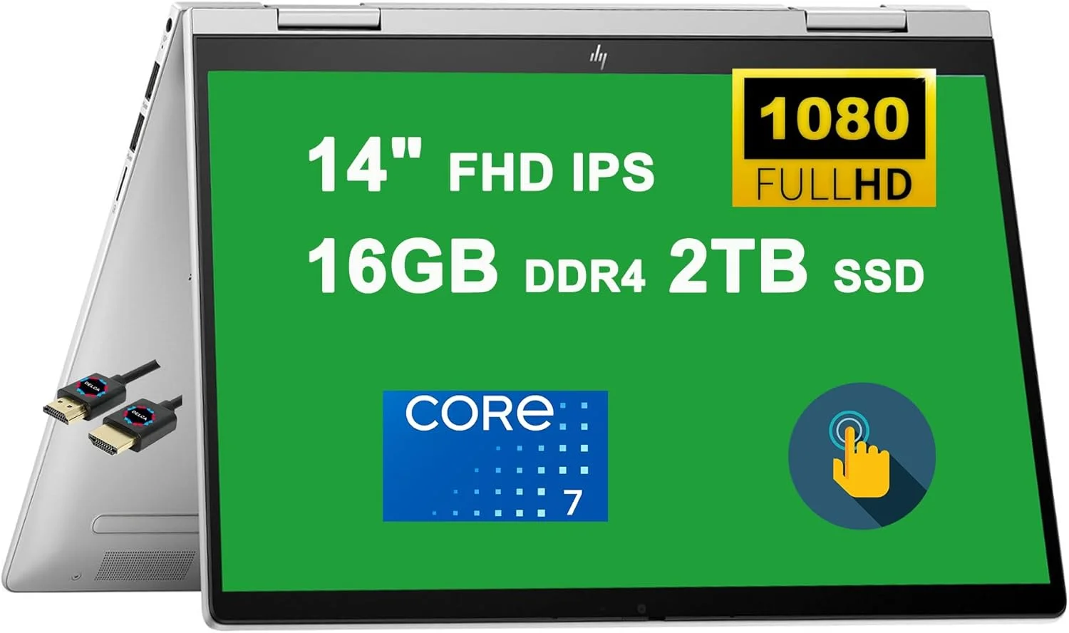 پردازنده Intel i7-1355U | لپ تاپ HP Envy x360 2-in-1 | 14 inch