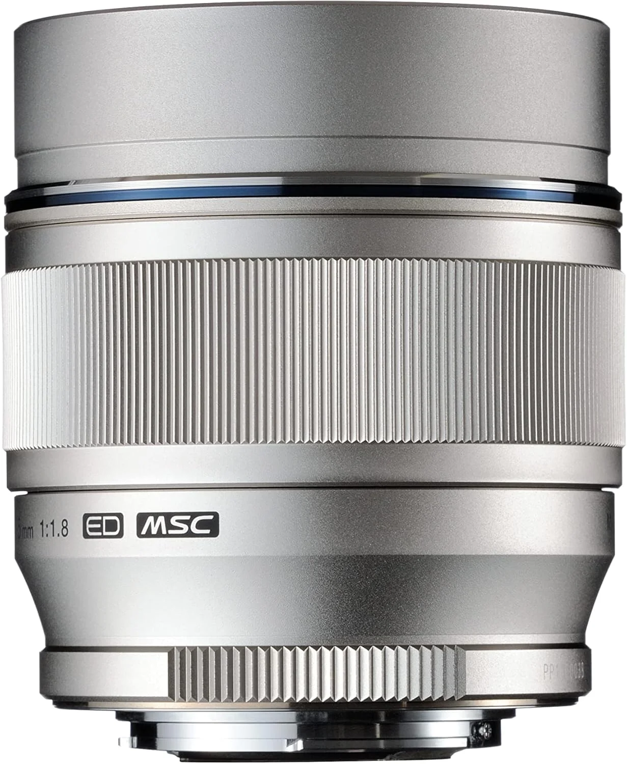 لنز نقره ای 75mm F1.8 M.Zuiko Digital برای دوربین های سیستم میکرو چهار سوم، طراحی جمع و جور، بوکه زیبا، روشن