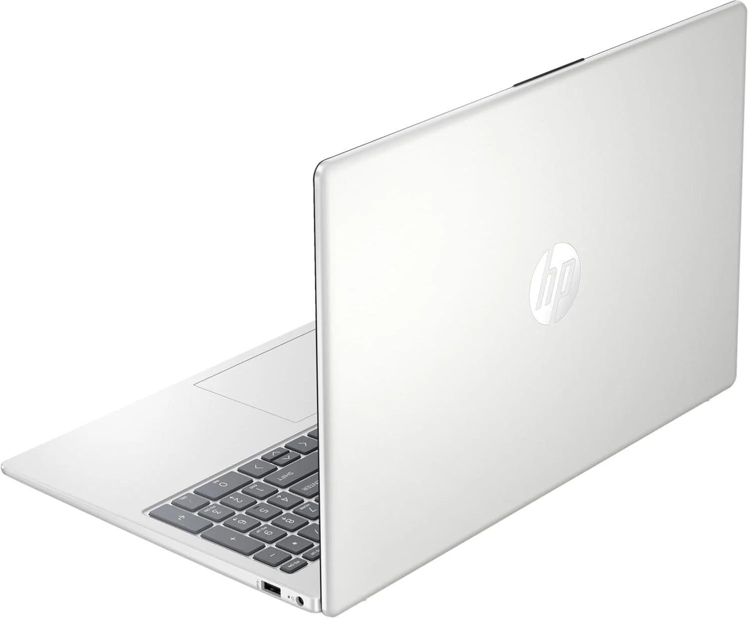 لپ تاپ HP 15-fd0371nia، پردازنده نسل سیزدهم Intel Core i7-1355U، رم 16 گیگابایت، حافظه SSD 512 گیگابایت، کارت گرافیک Nvidia MX570 2GB، صفحه نمایش 15.6 اینچی FHD، ویندوز 11 پرو، نقره ای طبیعی، کیبورد انگلیسی با نور پس زمینه (ارتقا یافته) - تصویر 2