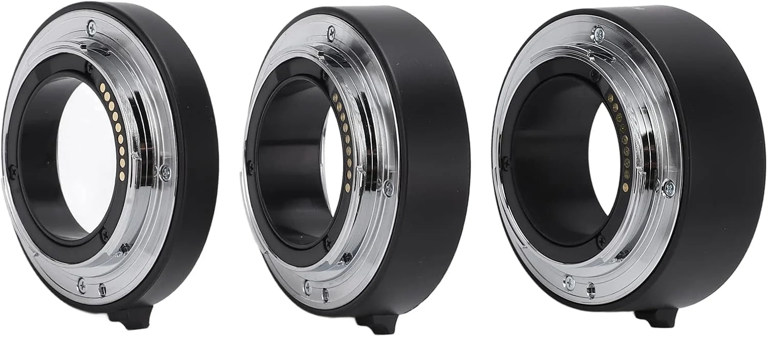 افزایش دهنده ماکرو، ماکرو محلی 10mm 16mm 21mm نصب ساده 3 در 1 مجموعه لوله افزایش دهنده فوکوس خودکار برای مانت M