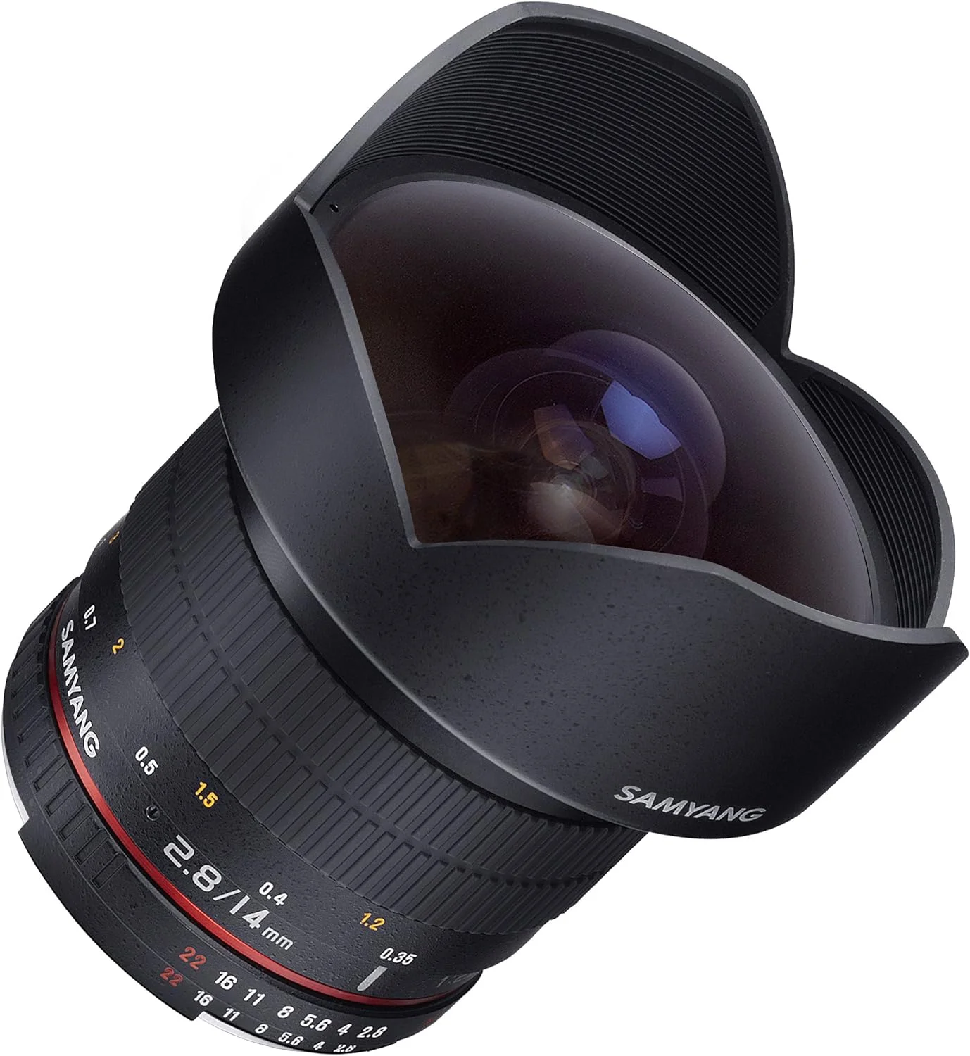 لنز زاویه باز فوق العاده عریض 14 میلی متری Samyang SY14MAE-N با دیافراگم F2.8 برای Nikon AE، سایز استاندارد