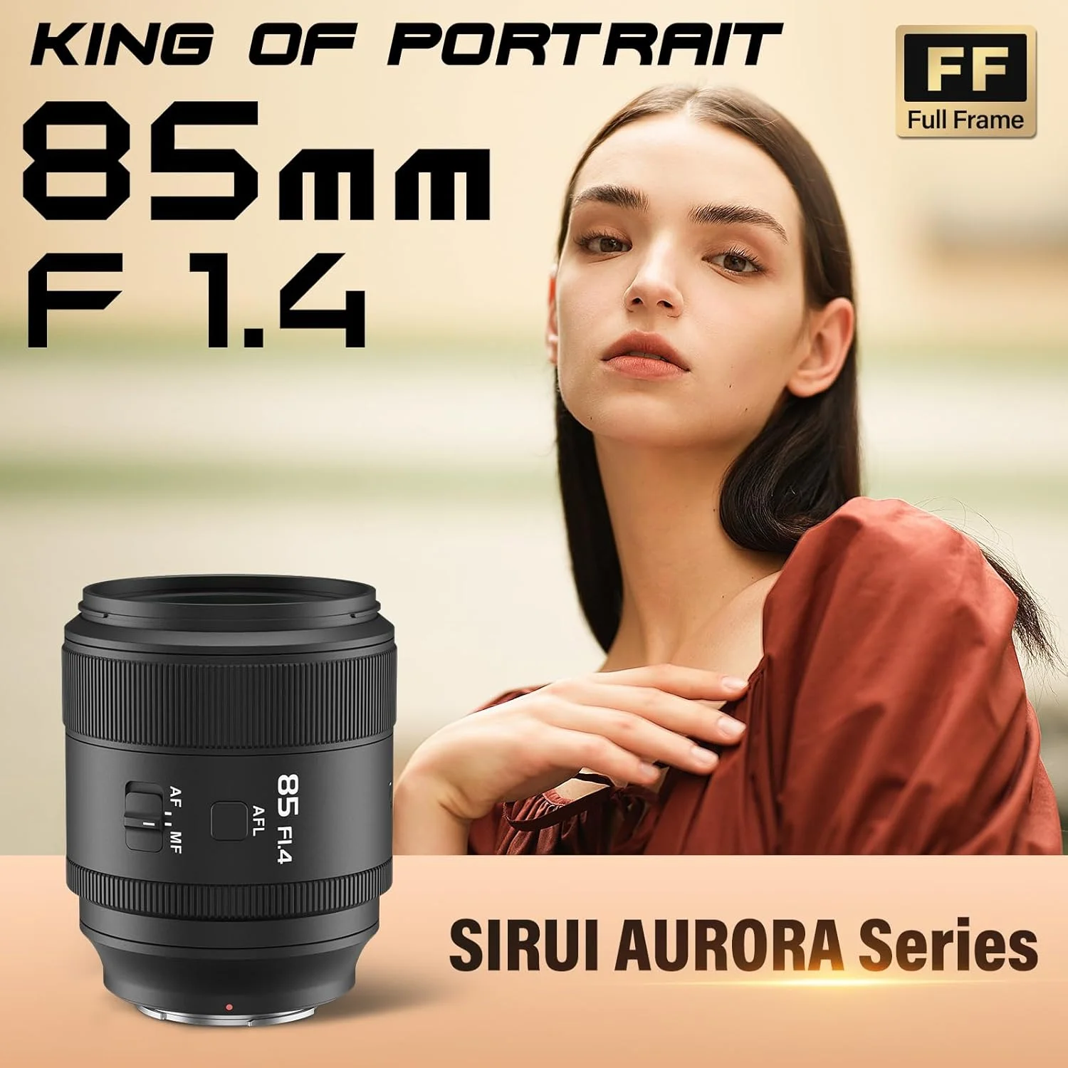 لنز سیریو AURORA 85mm F1.4 فول فریم با فوکوس خودکار، لنز تله فوتو پرایم برای دوربین های با مانت Z، مشکی لنز سیریو AURORA 85mm F1.4 فول فریم با فوکوس خودکار، لنز تله فوتو پرایم برای دوربین های با مانت Z، مشکی