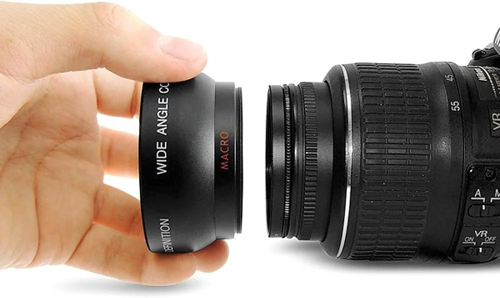 لنز واید انگل 52 میلی‌متری HD 0.45x مورلیان به همراه لنز ماکرو جایگزین برای دوربین‌های DSLR کانن، نیکون، سونی، پنتاکس با دهانه 52 میلی‌متری