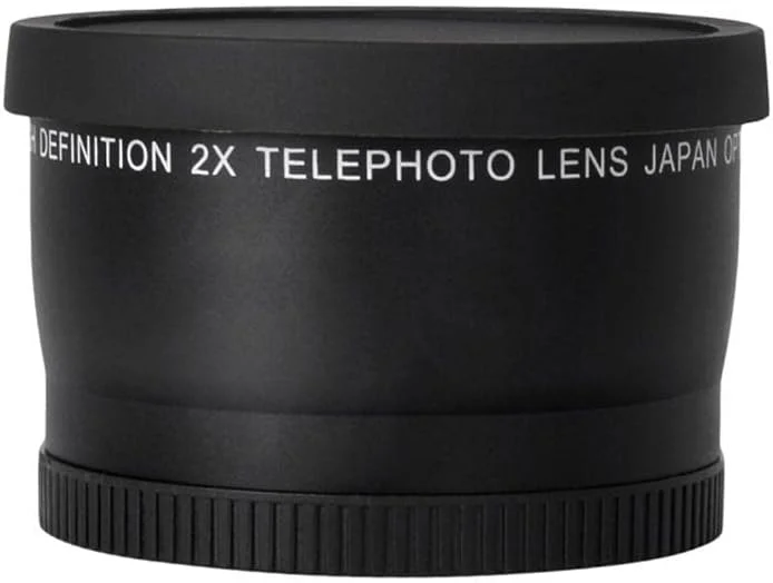 لنز تله فوتو 2.0X برای دوربین های نیکون D7100 D5200 D5100 D3100 D90 D60 و سایر لنزهای دوربین DSLR با رزوه فیلتر 52 میلی متری