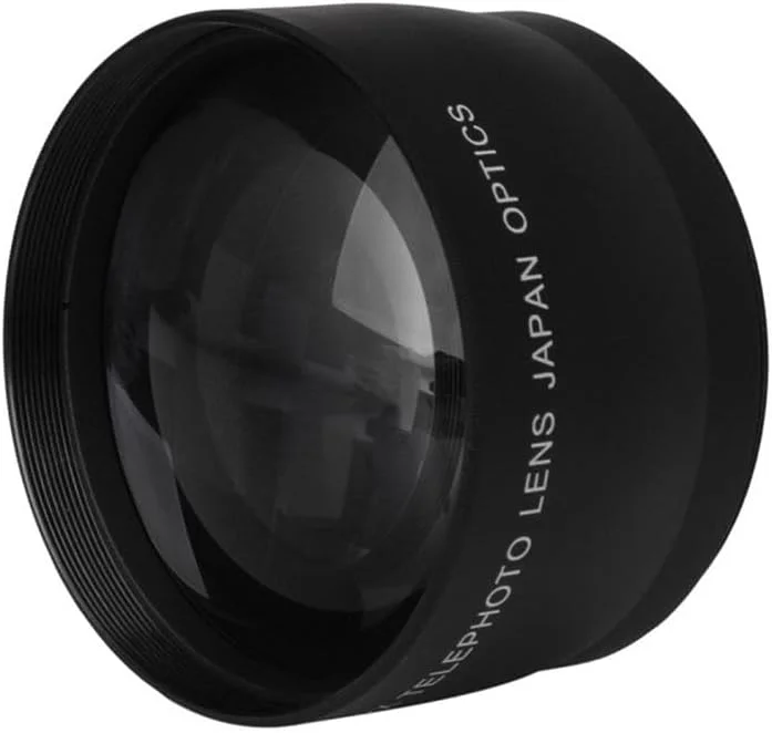 لنز تله فوتو 2.0X برای دوربین های نیکون D7100 D5200 D5100 D3100 D90 D60 و سایر لنزهای دوربین DSLR با رزوه فیلتر 52 میلی متری